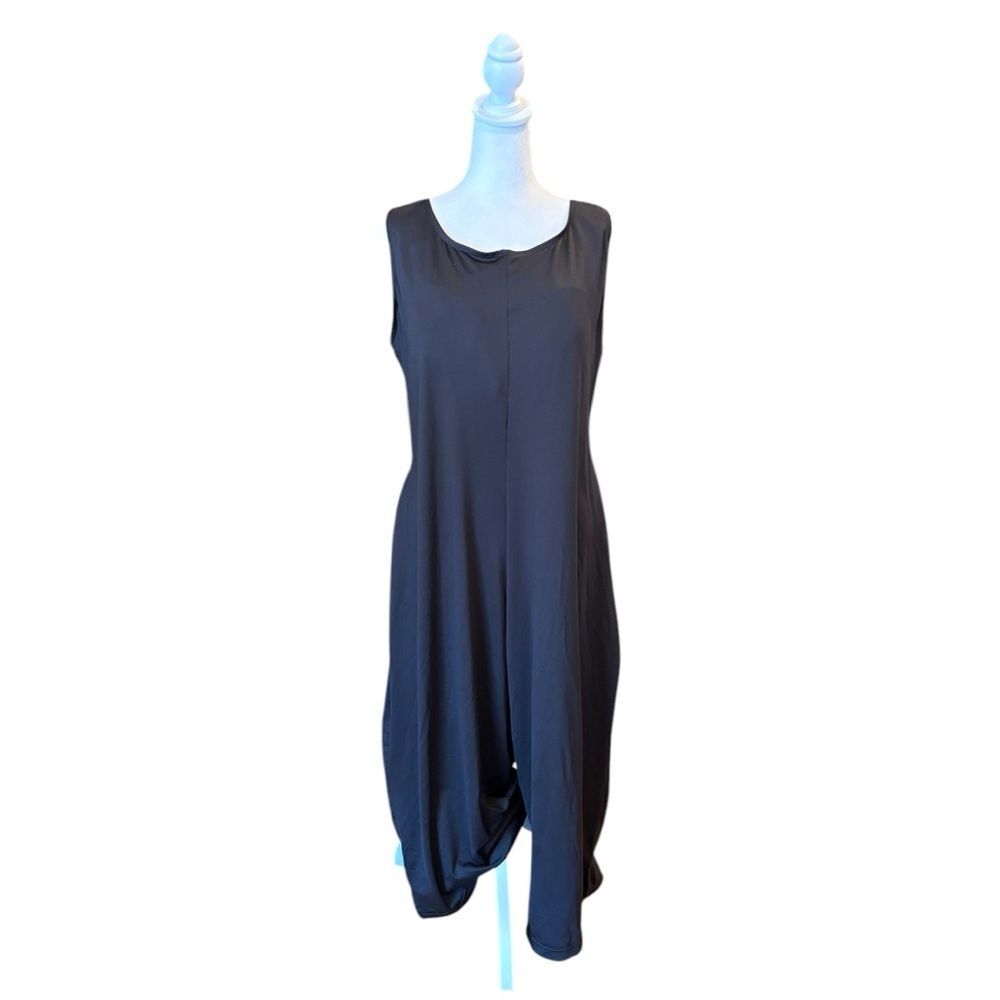 Juno Active Black Jumpsuit Womens Size 3X Black